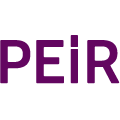 Peir logo purple/white